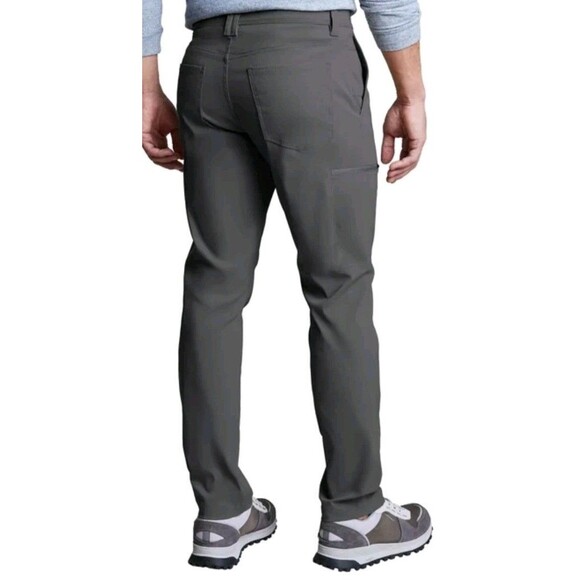 Copper & Oak Men's Tech Pant / Straight Fit / Gray / 38 X 30 / New - Picture 2 of 6